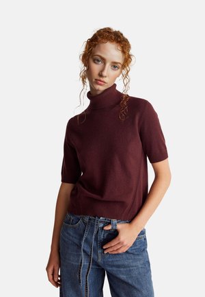 SHORT SLEEVE TURTLENECK  - Trui - red