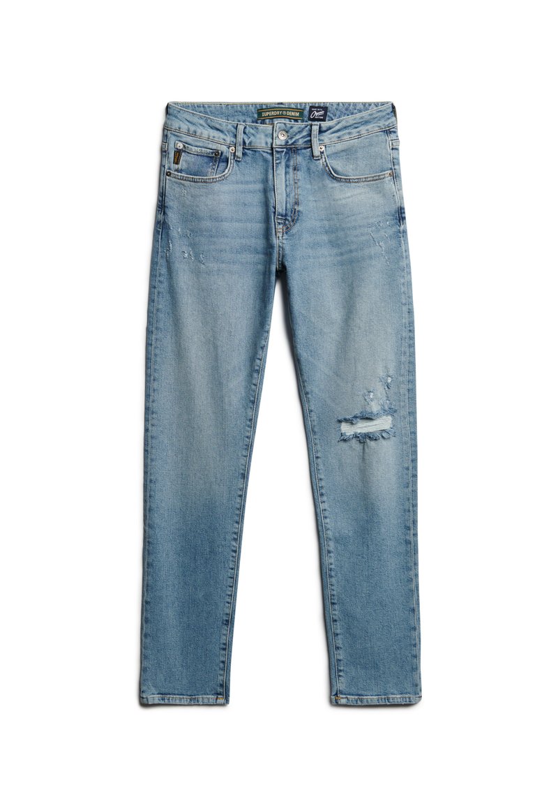 Superdry & Co Slim fit jeans blauw Superdry & Co Slim fit jeans blauw