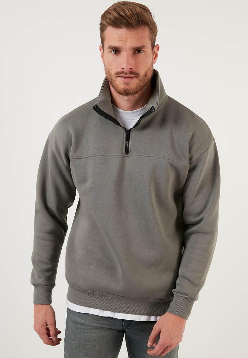 Buratti REGULAR FIT - Melegítőfelső - light khaki