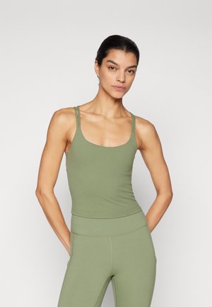 PRINCIPAL BUILT IN BRA TANK - Top - herbal green