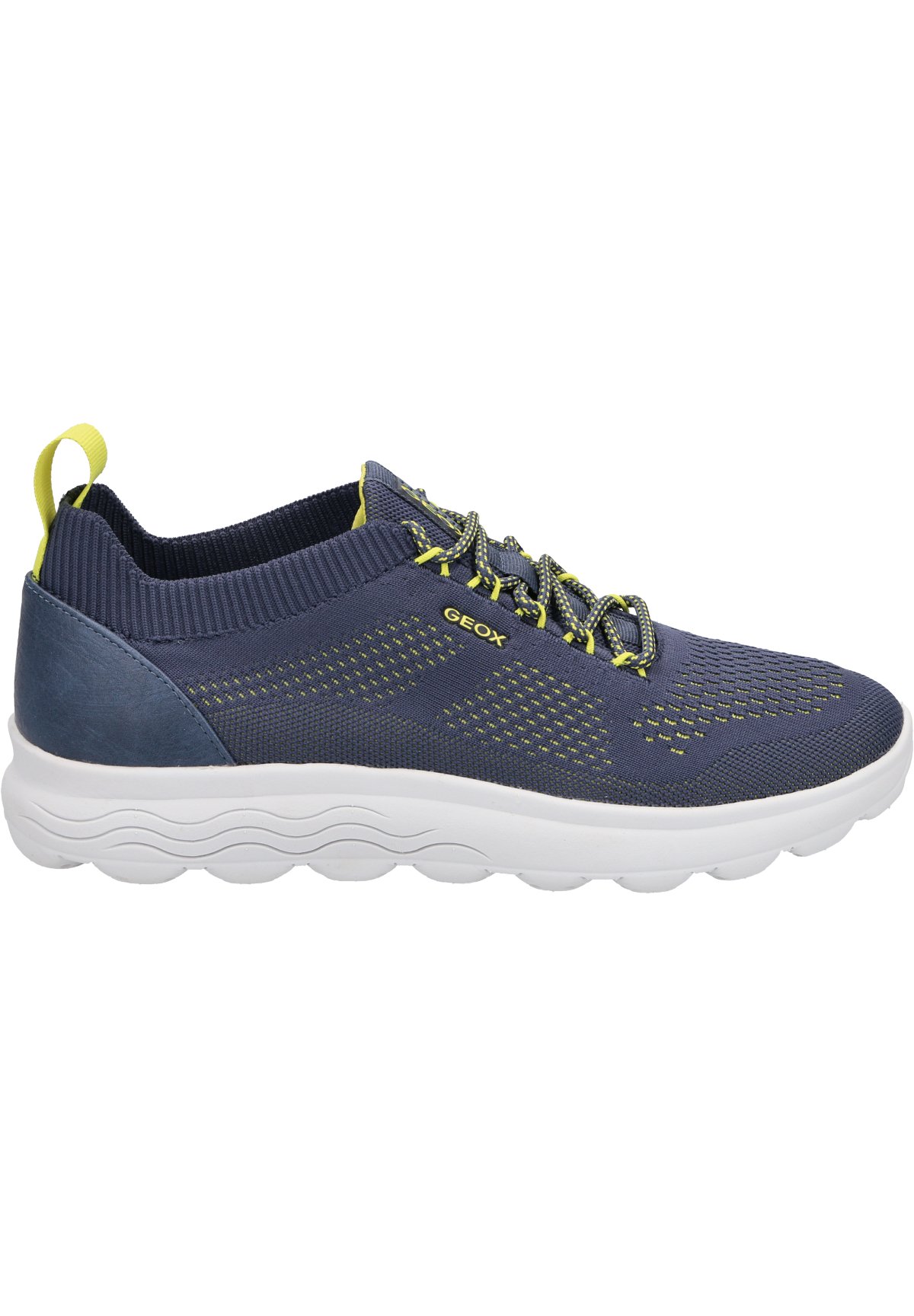 GEOX Spherica sneaker sportiva - blu verde fluo - Boscaini Scarpe