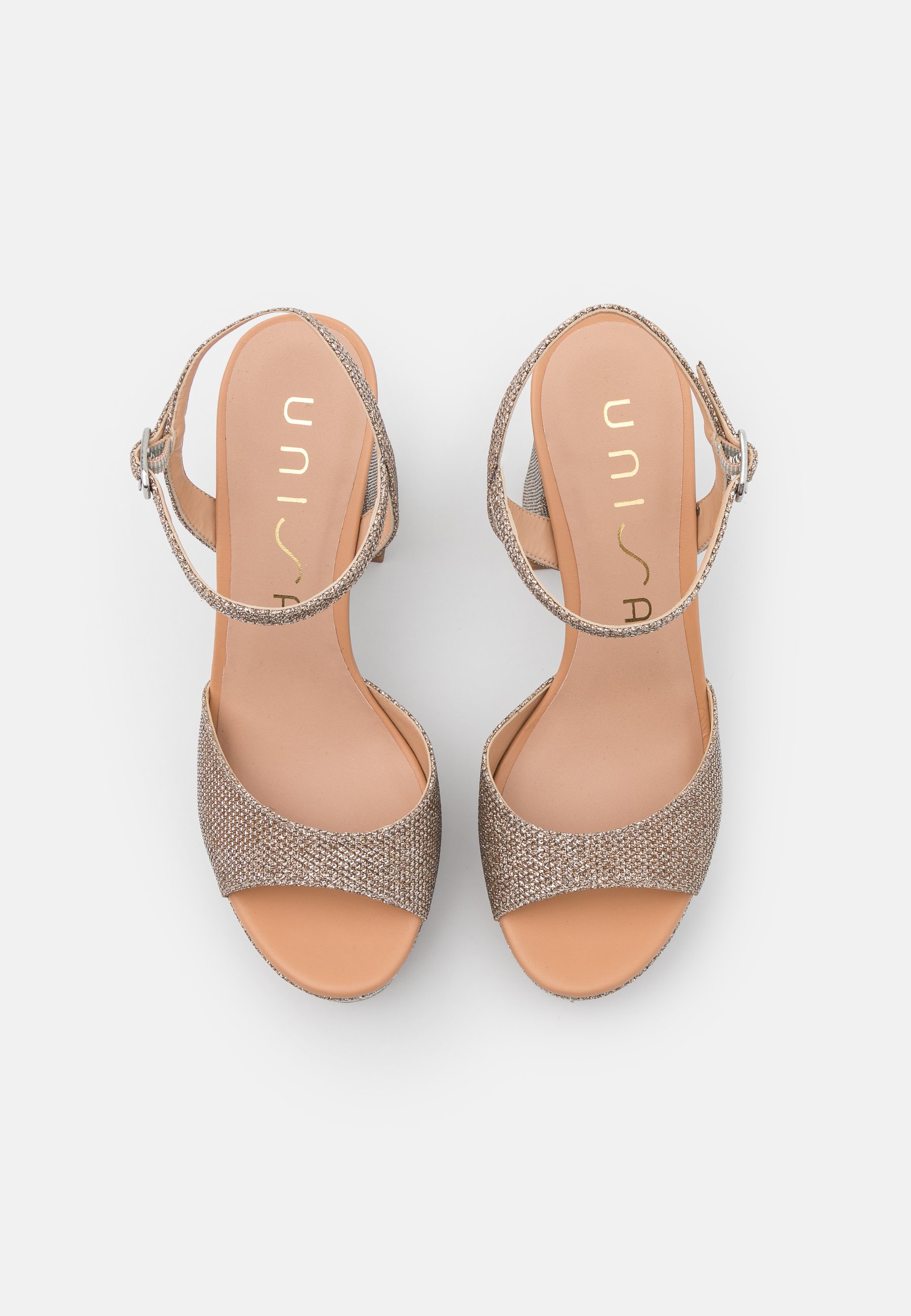 Unisa VEGARA - Sandalias con plataforma - mumm/sunta/dorado - Zalando.es