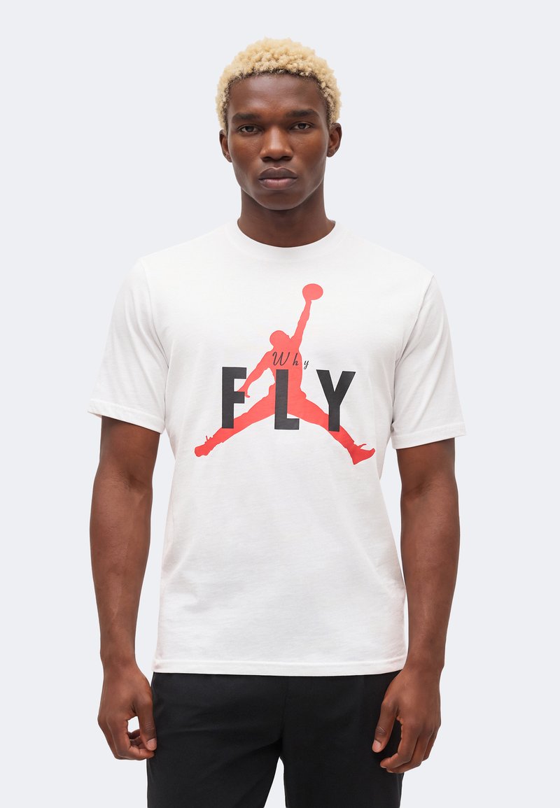 Jordan GOLF TEE - Sportovní tričko - white