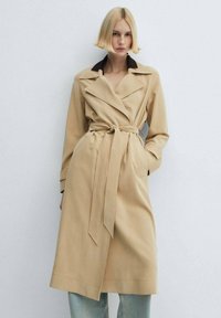 Mango - TAXI - Trenchcoat - beige Miniatuurafbeelding 1