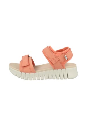 ECCO SCHUHE GRUUV SOL - Sandalias con plataforma - burnt coral
