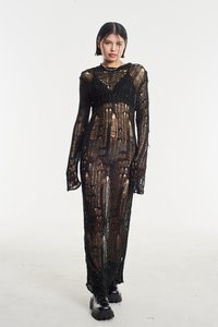 The Ragged Priest DRESS - Pulóverruha - black