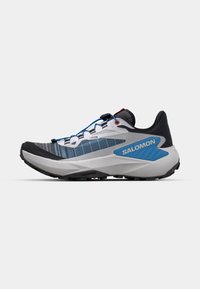 GENESIS - Zapatillas de trail running - black/white/transcend blue
