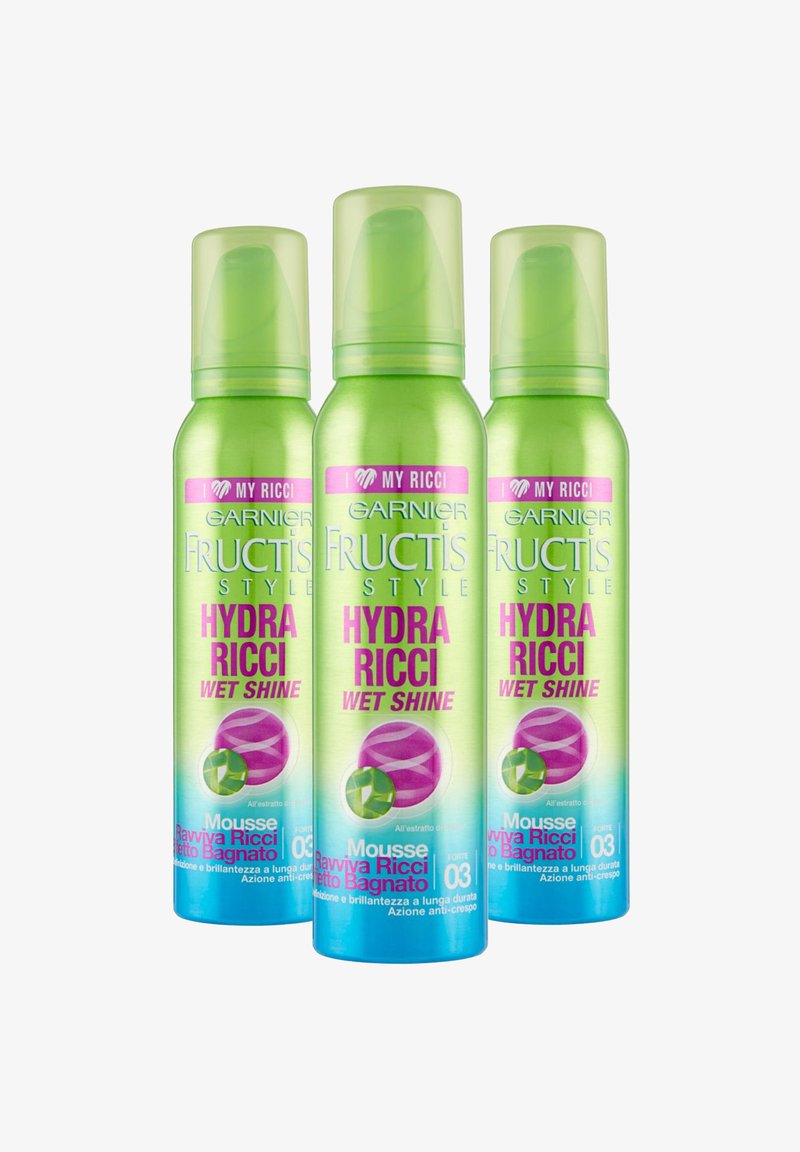 Garnier MOUSSE PER CAPELLI FRUCTIS STYLE, EFFETTO WET&SHINE - 3 PACK - Trattamenti capelli
