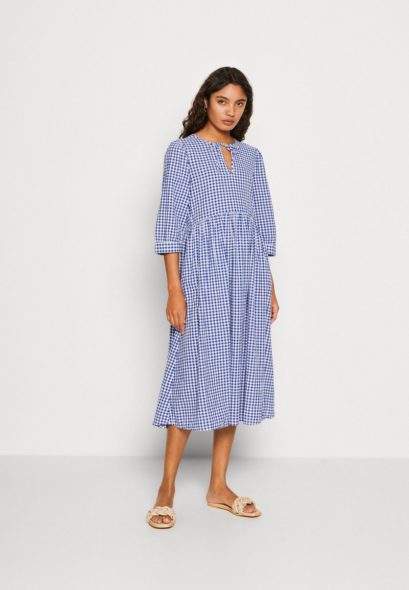 Blue dress marks and spencer Clearance