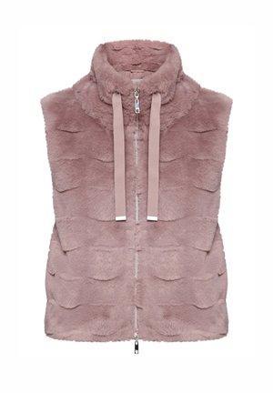 Cartoon, CARTOON MIT EINGRIFFTASCHEN FAKE FUR-WESTE - Veste sans manches - light mauve