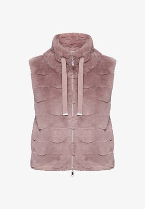 Cartoon, CARTOON MIT EINGRIFFTASCHEN FAKE FUR-WESTE - Veste sans manches - light mauve