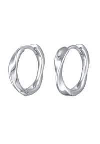 TWISTED HOOPS - Oorbellen - silberfarben