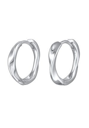 TWISTED HOOPS - Ohrringe - silberfarben