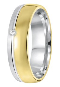 Lucardi MALLORCA - Bague - silver coloured and gold coloured