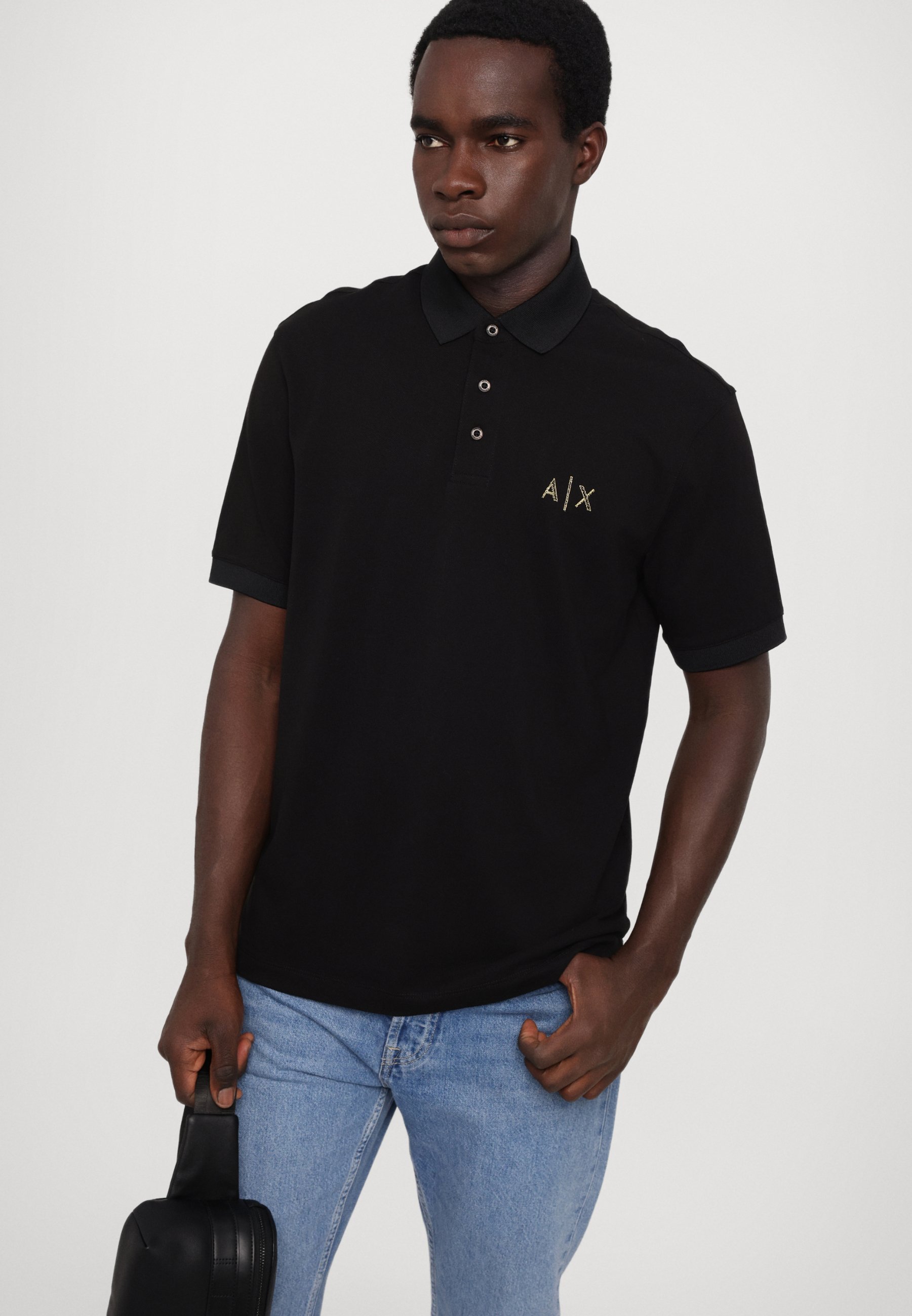 Armani Exchange Polo shirt - black - Zalando.co.uk