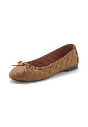 Ballet pumps - cognacfarben