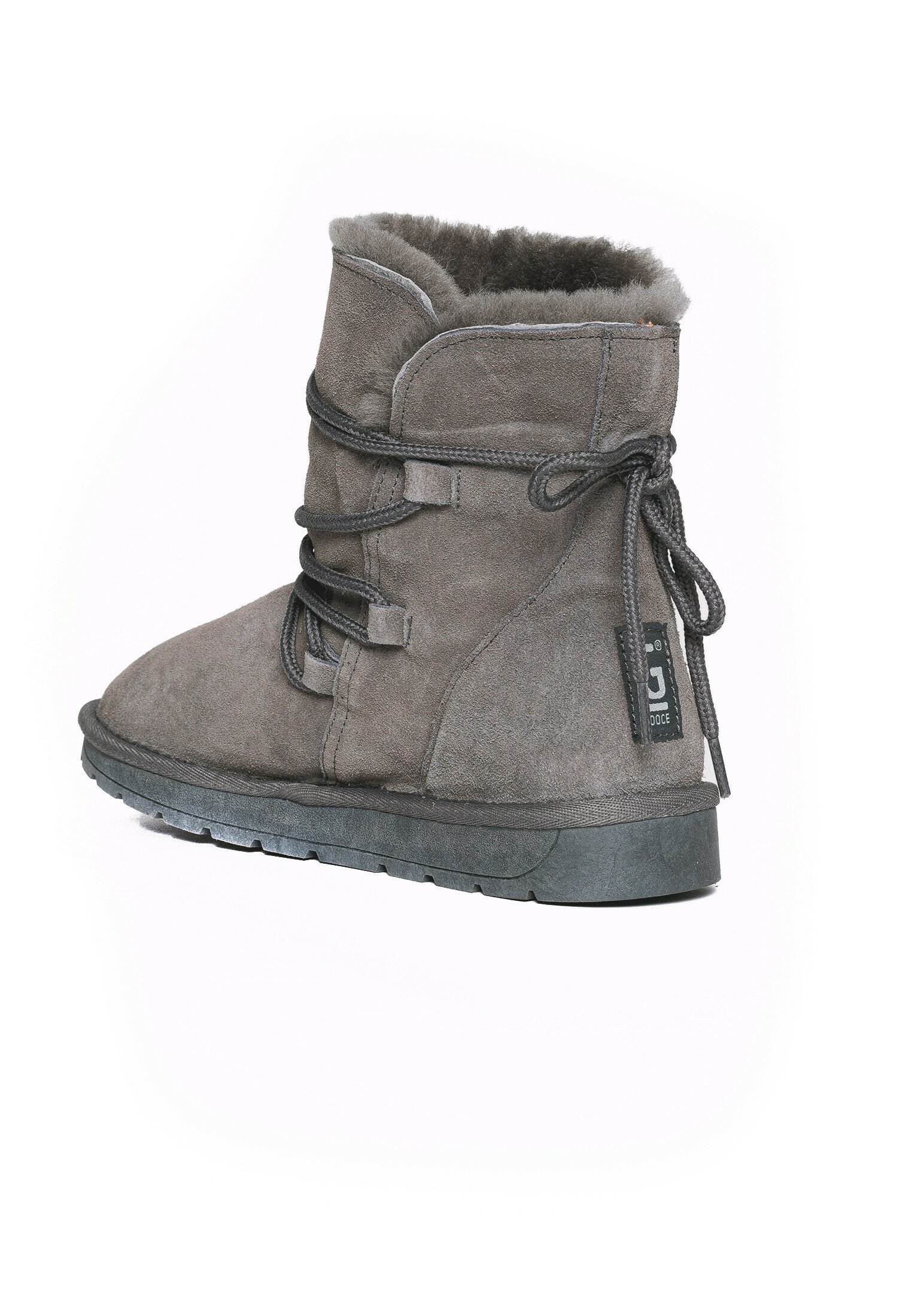 Gooce LUNA - Lace-up ankle boots - grey 