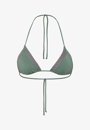 TRIANGLE NOWIRED BRA - Bikinit - green