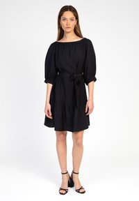 AN'GE BARDOT NECKLINE MARYSE - Robe de jour - noir