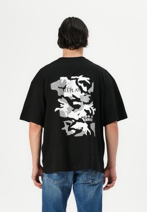 REPLAY X MARTIN GARRIX TSHIRT - Print T-shirt - black