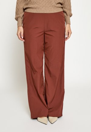 GLENNA MID WAISTED - Broek - cinnamon