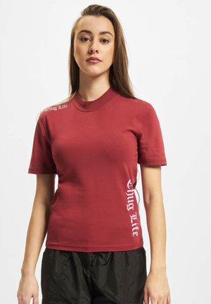 THUG LIFE STATEMENT - T-shirt imprimé - red