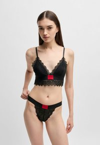 HUGO PADDED - Triangel BH - black two