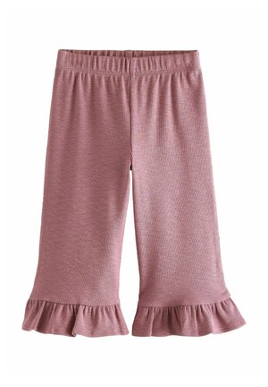 Next REGULAR FIT - TEXTURED FRILL HEM WIDE - Bukser - pink