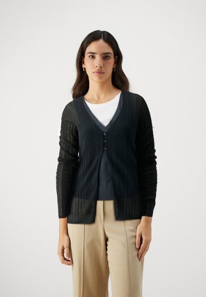 LEGEND CARDIGAN 2-IN-1 - Tops - nero limousine