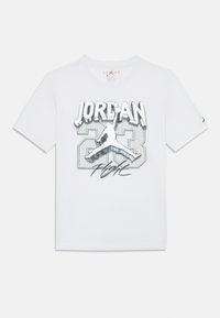 Jordan PURE MONEY TEE - Apdrukāts T-krekls - white