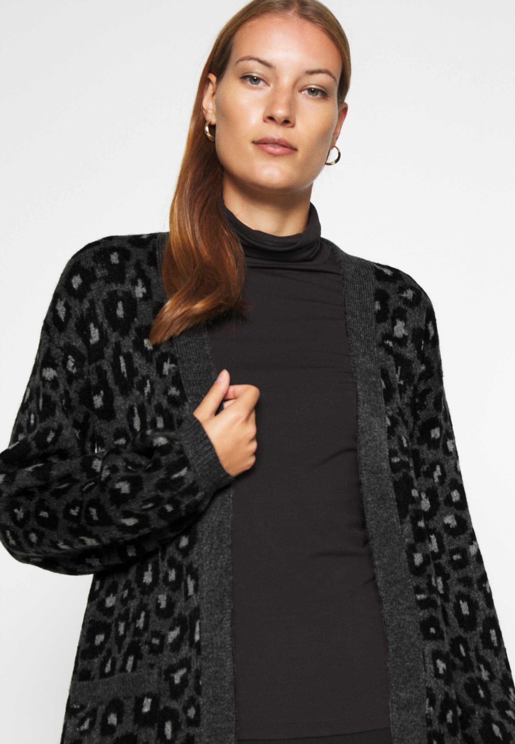 abercrombie and fitch leopard cardigan