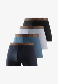 Selected, navy/blau meliert/grau meliert/schwarz