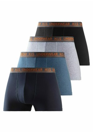 4 PACK - Boxerbriefs - navy/blau meliert/grau meliert/schwarz