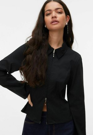 LOTUS  - Button-down blouse - black