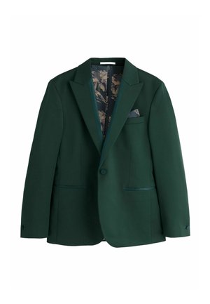 Next, SLIM FIT SATIN LAPEL INSERT TUXEDO SUIT JACKET - Chaqueta de traje - jade green