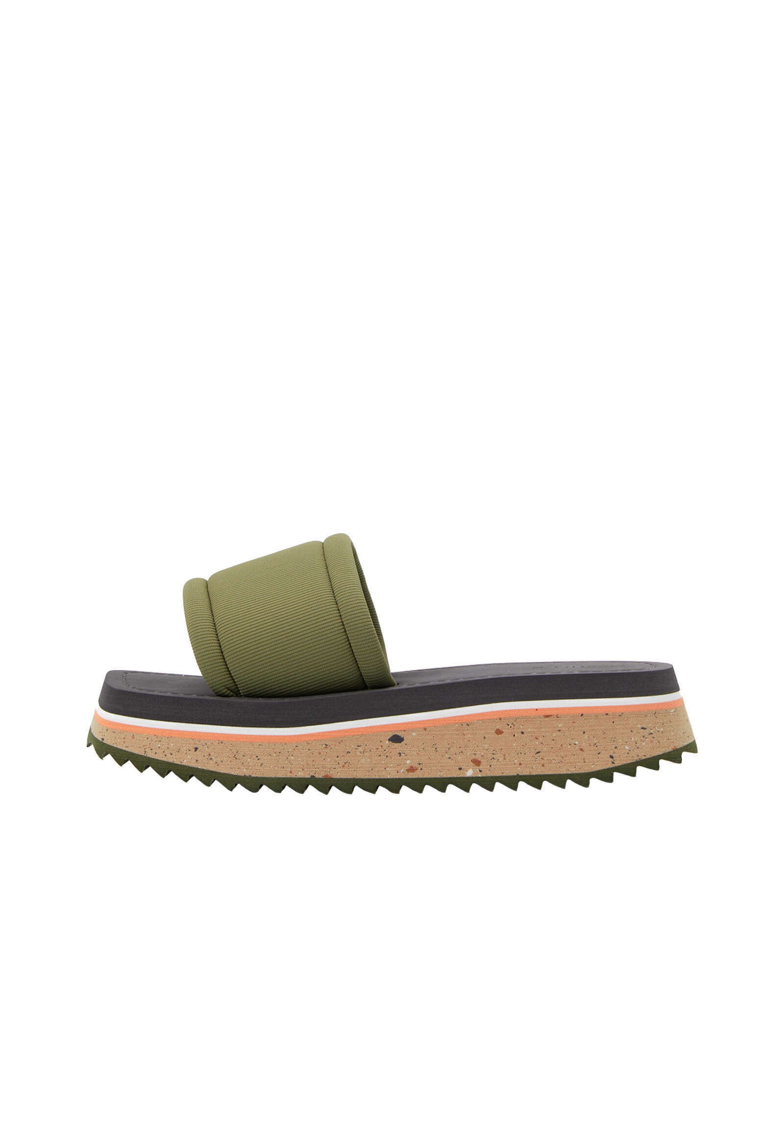 OYSHO STRIPED - Muiltjes - black/zwart - Zalando.nl