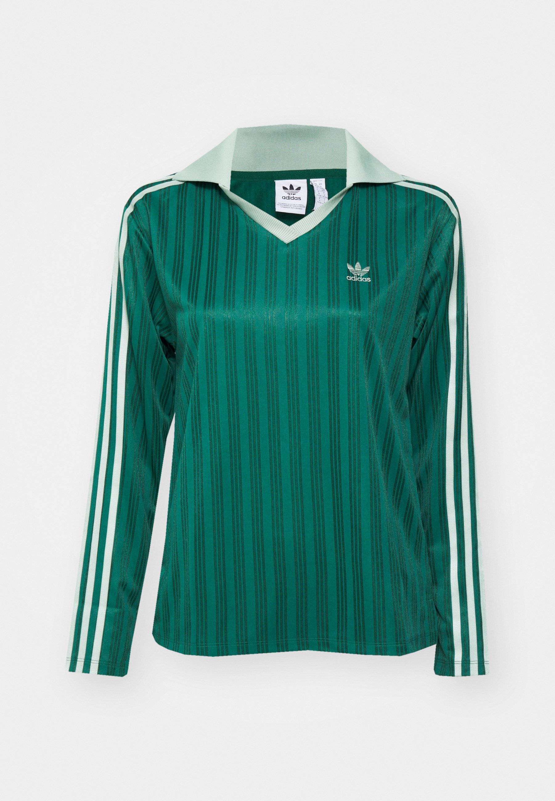 売れ筋商品|||アディダスオリジナルス Tシャツ レディース トップス V NECK TEE - Polo shirt - collegiate green レディース 【adidas】 アディダス W V-NECK POLO ショート