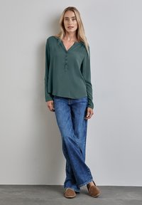Street One BASIC IN UNIFARBE - Blouse - grün