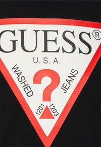 Guess ORIGINAL LOGO TEE - Tricou cu imprimeu - jet black