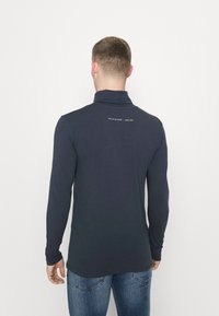 TOM TAILOR DENIM TURTLENECK LONGSLEEVE - Camisola de manga comprida - blueish grey
