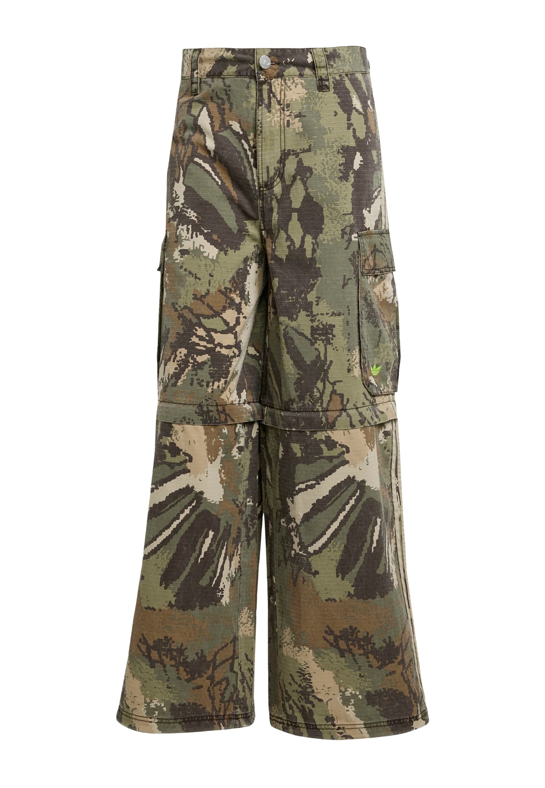 adidas Originals ZIPOFF - Cargo trousers - multicolor orbit green
