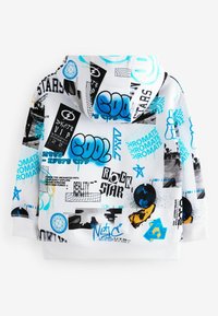 Next CONTROLLER GRAPHIC - Collegepaita - white blue all over graffiti print