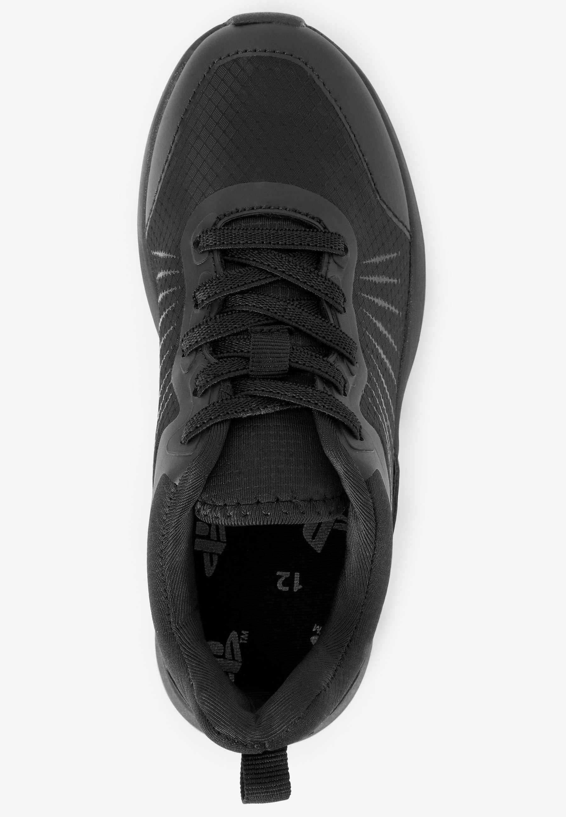 mens elastic lace trainers