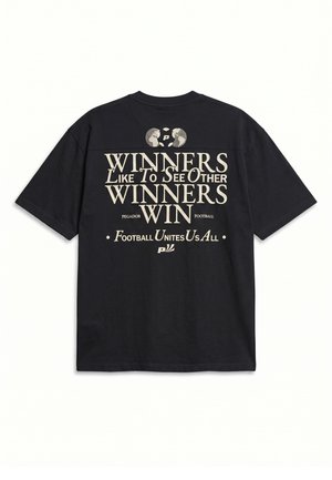 Pegador, VIZZINI OVERSIZED TEE - T-shirt imprimé - washed black