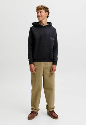 Jack & Jones Junior, HOODIE BACKPRINTET HOODIE BOYS - Hoodie - black