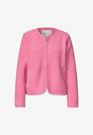 Street One, TEDDY-JACKE MIT RUNDHALS UND CORDDETAILS - Veste polaire - warm blush