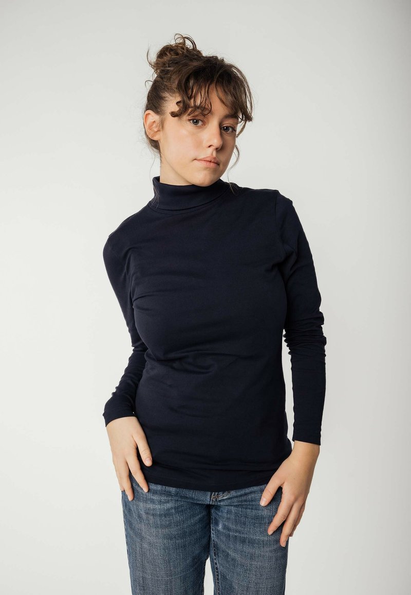 MELA TURTLENECK ANCHAL - Langarmshirt - navy