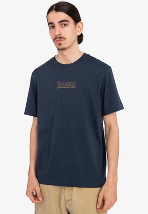 Tee shirt jersey San Roch grande taille imprimé bleu marine