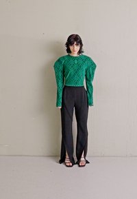 Et Ochs HENRY INVERTED SEAM PANTS - Nadrágok - black