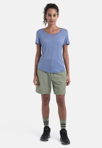 icebreaker WOMEN SPHERE SCOOP TEE - T-shirt - bas - LIGHT BLUE